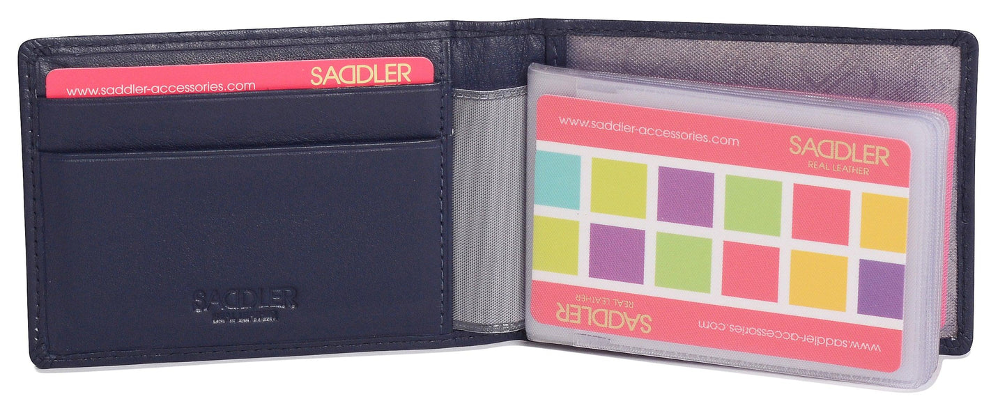 Robyn Compact Leather Card Wallet – Handmade by Saddler | RFID Protected & Gift Boxed