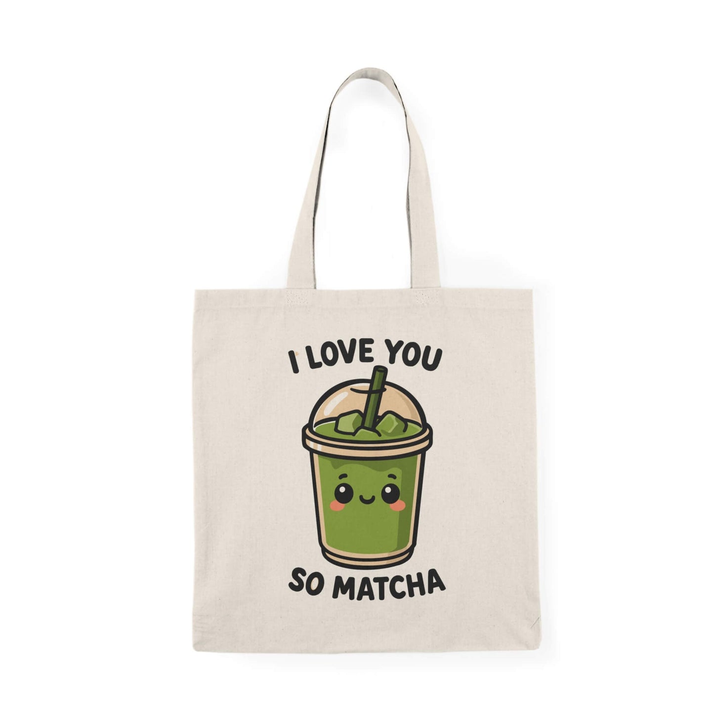 I Love You So Matcha Tote Bag