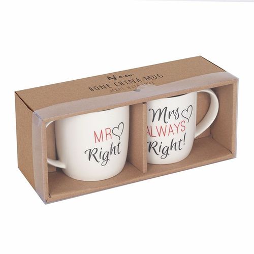 Set of 2 Mr & Mrs Mugs - Tiodhlac Studio