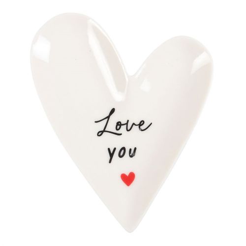 Love You Heart Trinket Dish - Tiodhlac Studio