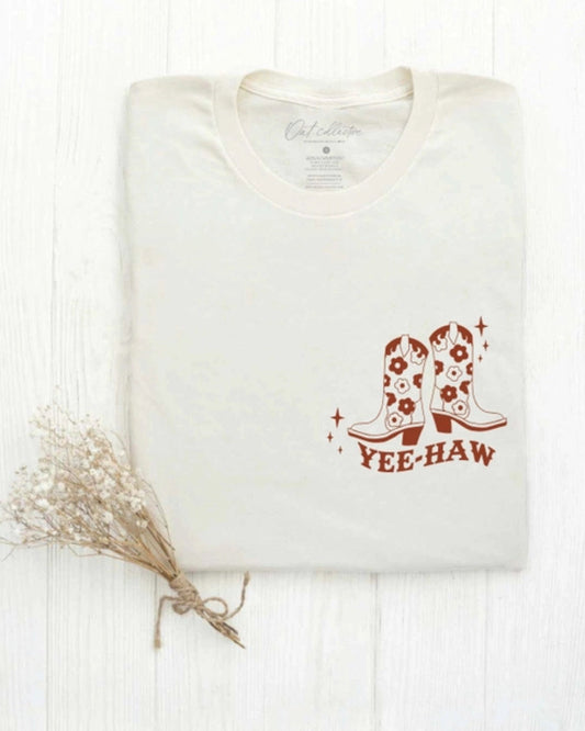 "Yee-Haw" Cowboy Boots T-Shirt